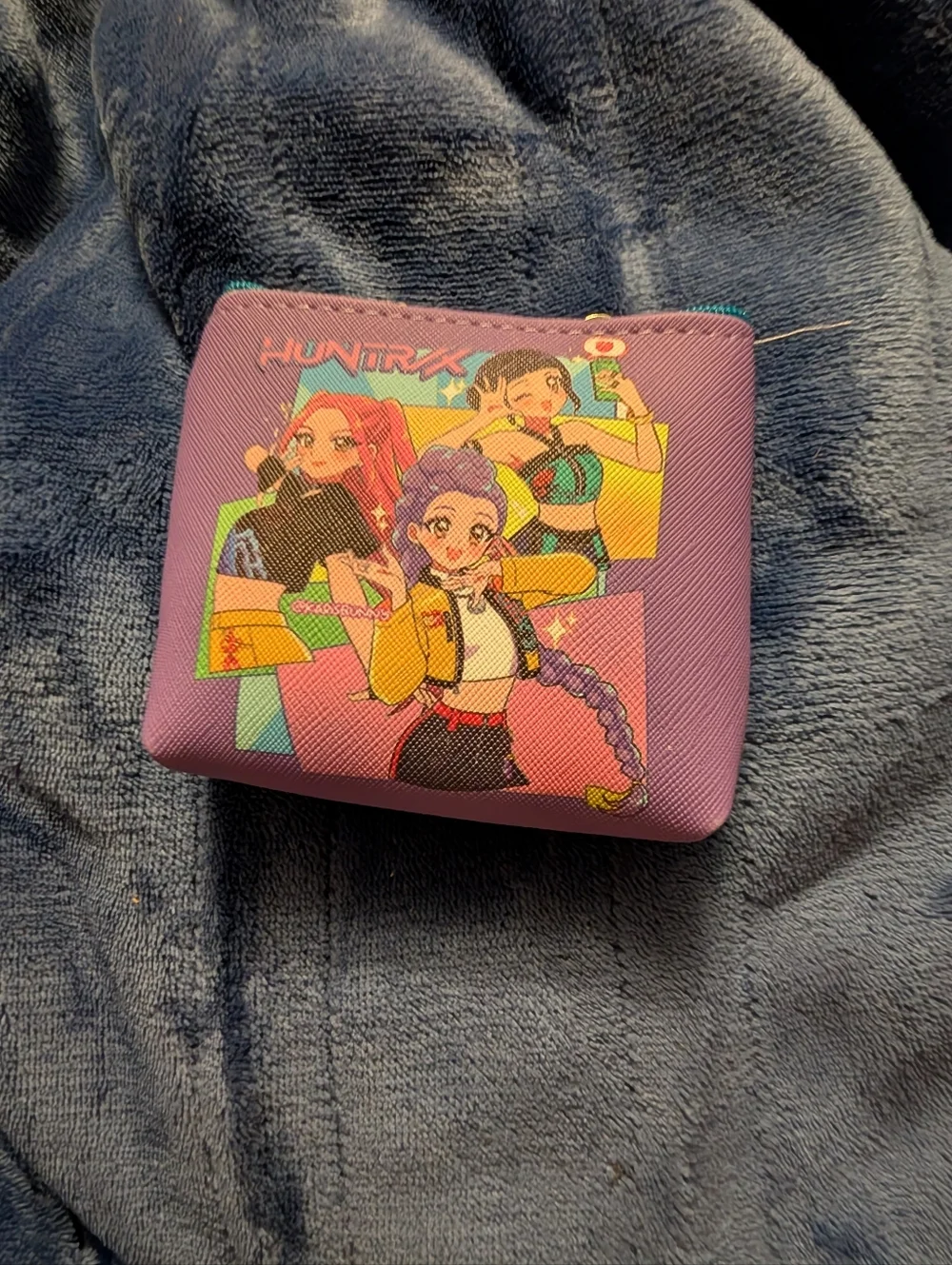 Pick 1 K-pop Demon Hunters Pouch Purple Or Black